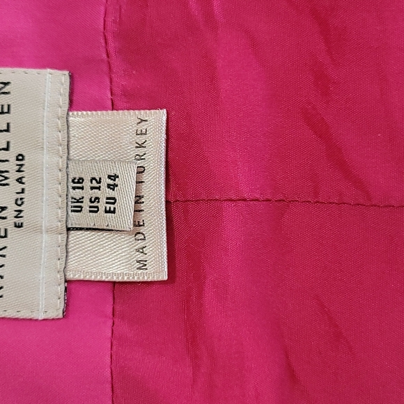 Karen Millen Zip Up Pink Sleeveless Top - Picture 9 of 14